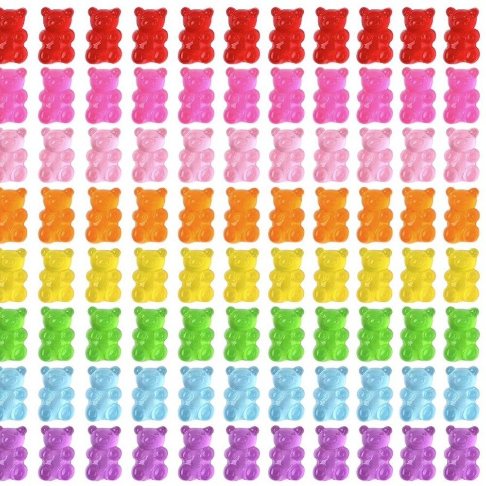 ⚡ Holiday Deal! Gummy Bear Nail Charms (100+ Pcs)